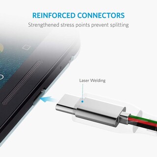 Foto 4 | Cable Usb-c Anker Powerline+ De 6 Pies Rojo Para Samsung Galaxy S10 - Venta Internacional.