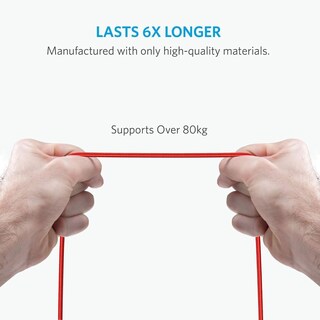 Foto 6 | Cable Usb-c Anker Powerline+ De 6 Pies Rojo Para Samsung Galaxy S10 - Venta Internacional.