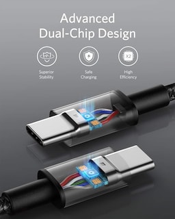 Foto 3 | Cable Usb C A Usb C Anker Tipo C De Carga Rápida De 6 Pies Y 100 W - Venta Internacional.