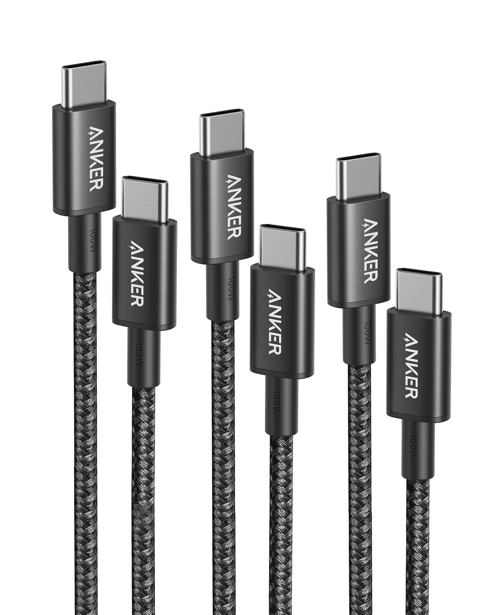 Foto 1 | Cable Usb C A Usb C Cable De Carga Anker Tipo C De 100 W, 3.3 Pies+6 Pies+10 Pies - Venta Internacional.