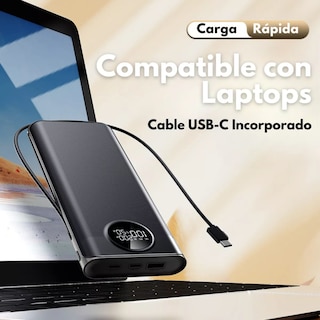 Foto 6 | Powerbank Mr. Gadgets 30 000 mah Ultra Carga Rapida 145w Batería Portátil
