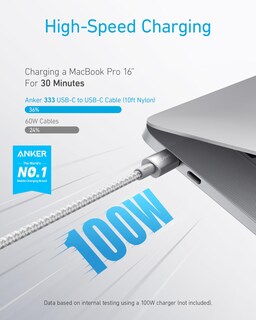 Foto 2 | Cable Anker tipo C de 100 w-Venta Internacional