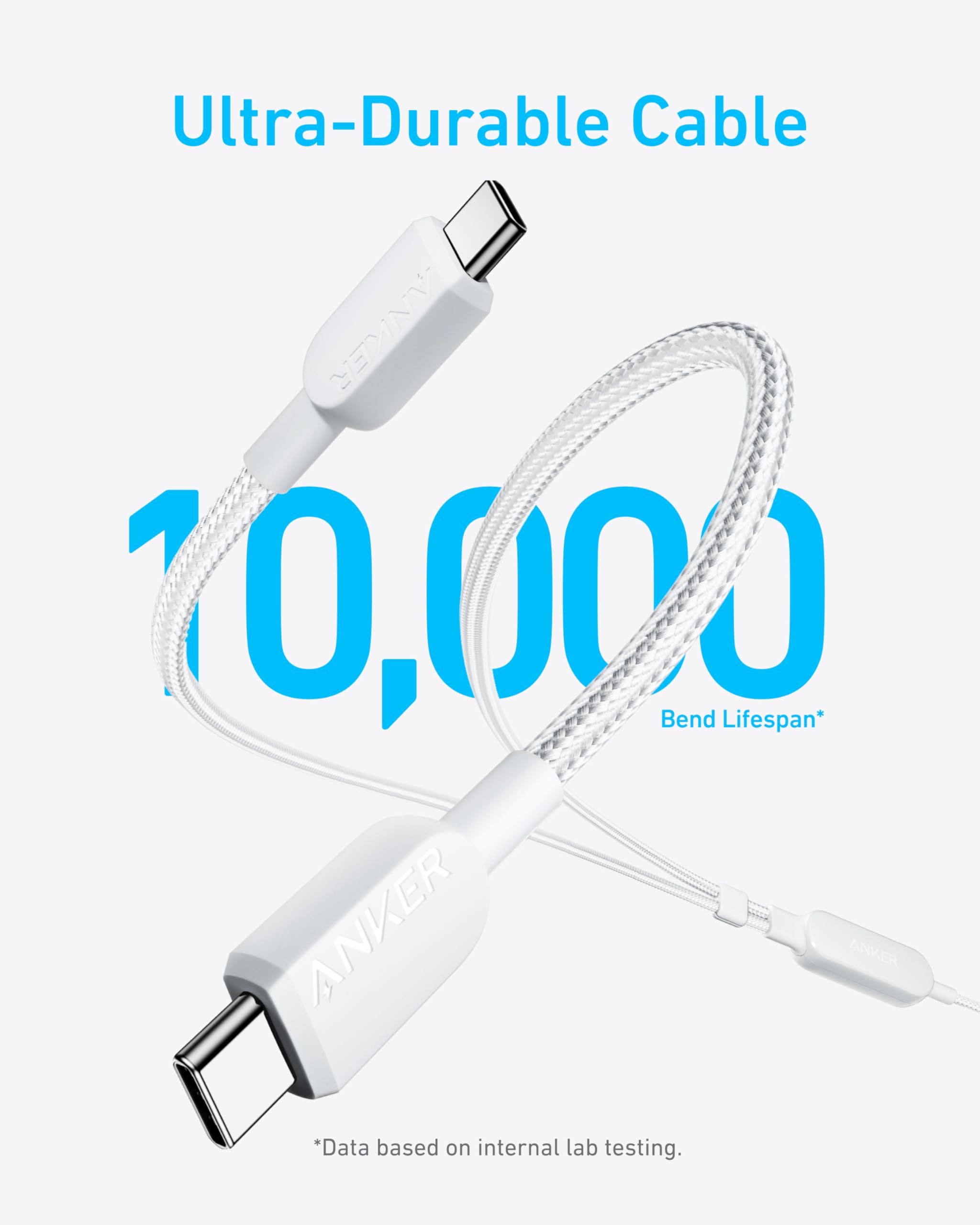 Foto 6 pulgar | Cable Anker tipo C de 140 w-Venta Internacional