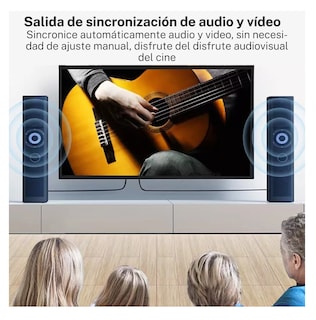 Foto 2 | Cable 10 Metros 4k Blindado Uso Rudo Alta Calidad Negro Azul