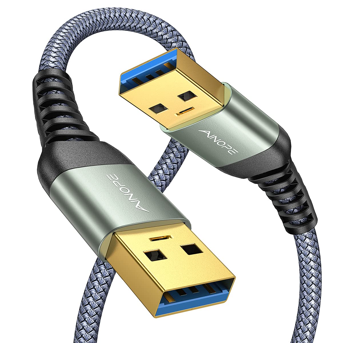 Foto 2 pulgar | Cable Usb Ainope Usb 3.0 A A Macho De 6.6 Pies Para Disco Duro - Venta Internacional.