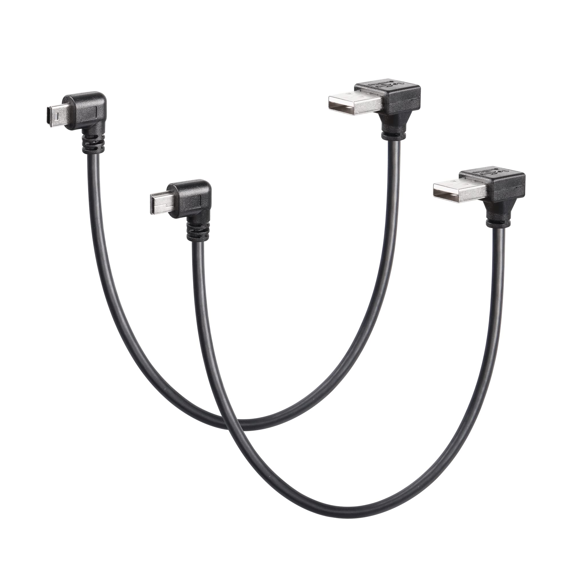 Foto 1 | Cable Cerrxian Mini Usb 2.0 De 90 Grados Tipo A A Mini B De 5 Pines Y 30 Cm - Venta Internacional.