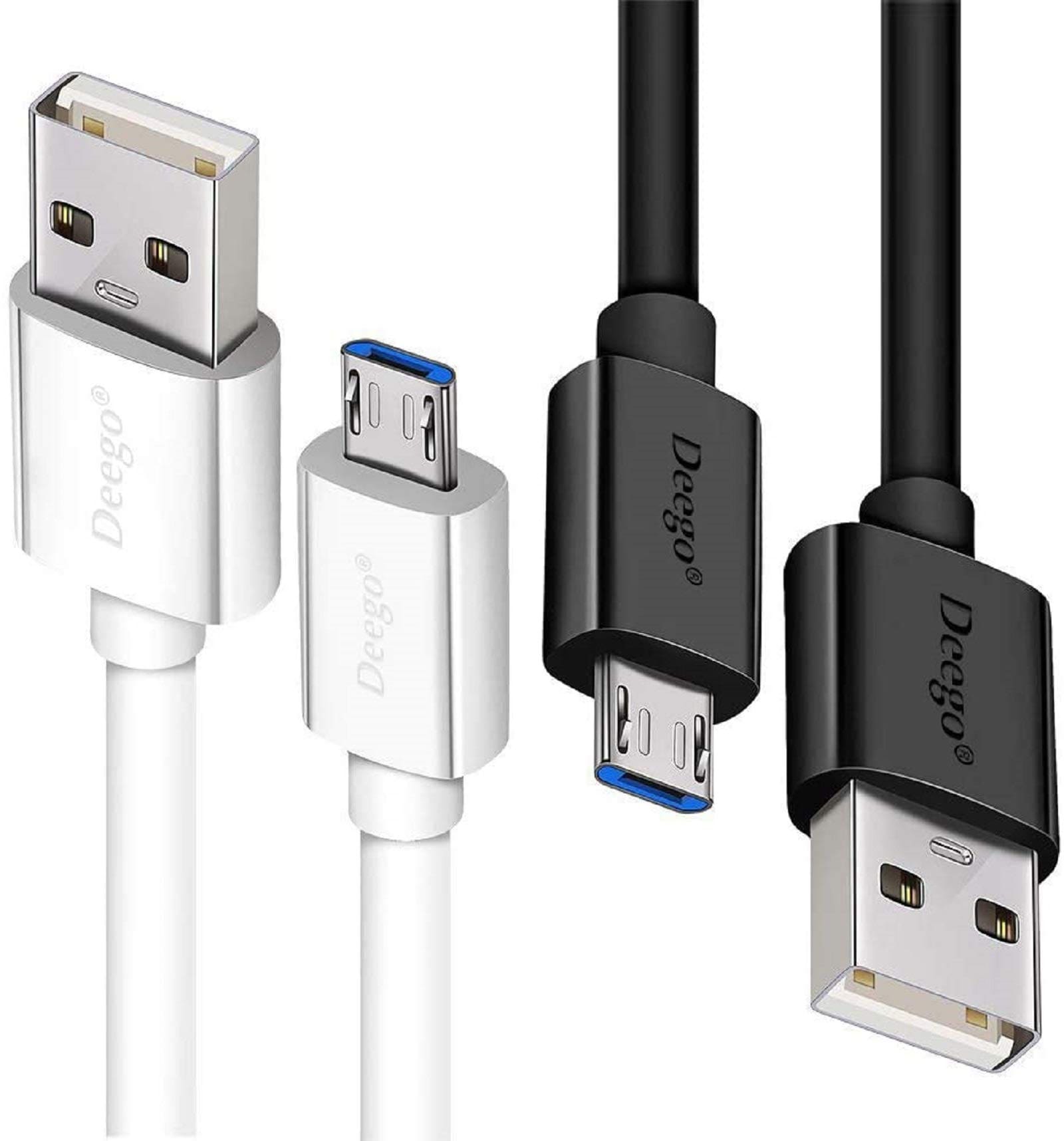 Cable Micro Usb Deego Con Cargador Android Extra Largo De 3 M Y 2 M - Venta Internacional. $343