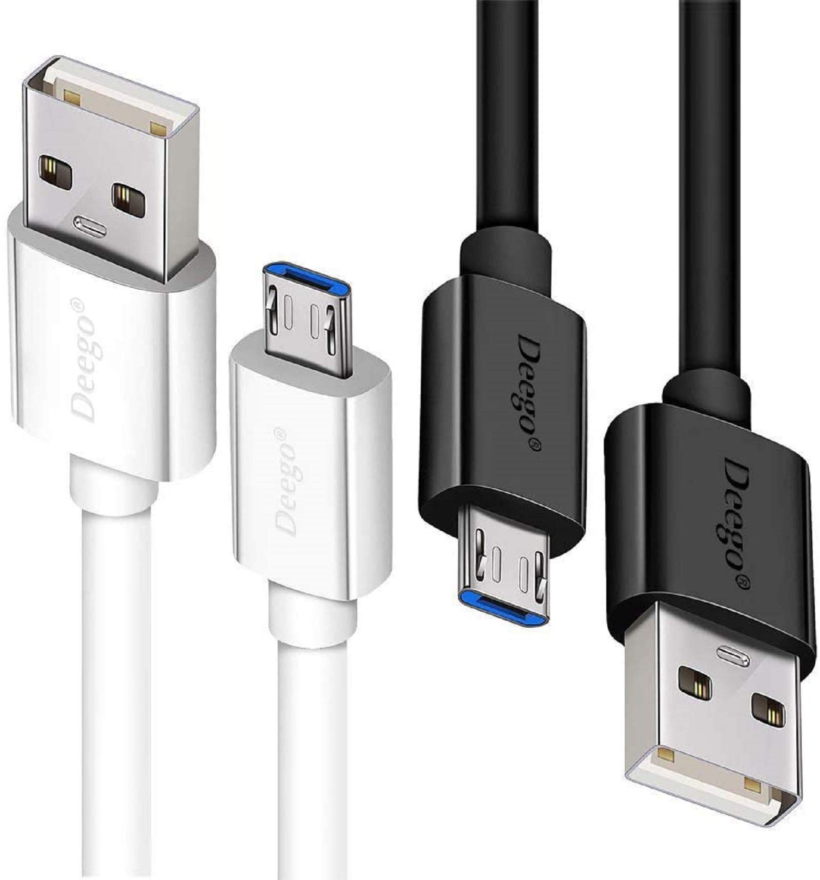 Foto 1 | Cable Micro Usb Deego Con Cargador Android Extra Largo De 3 M Y 2 M - Venta Internacional.