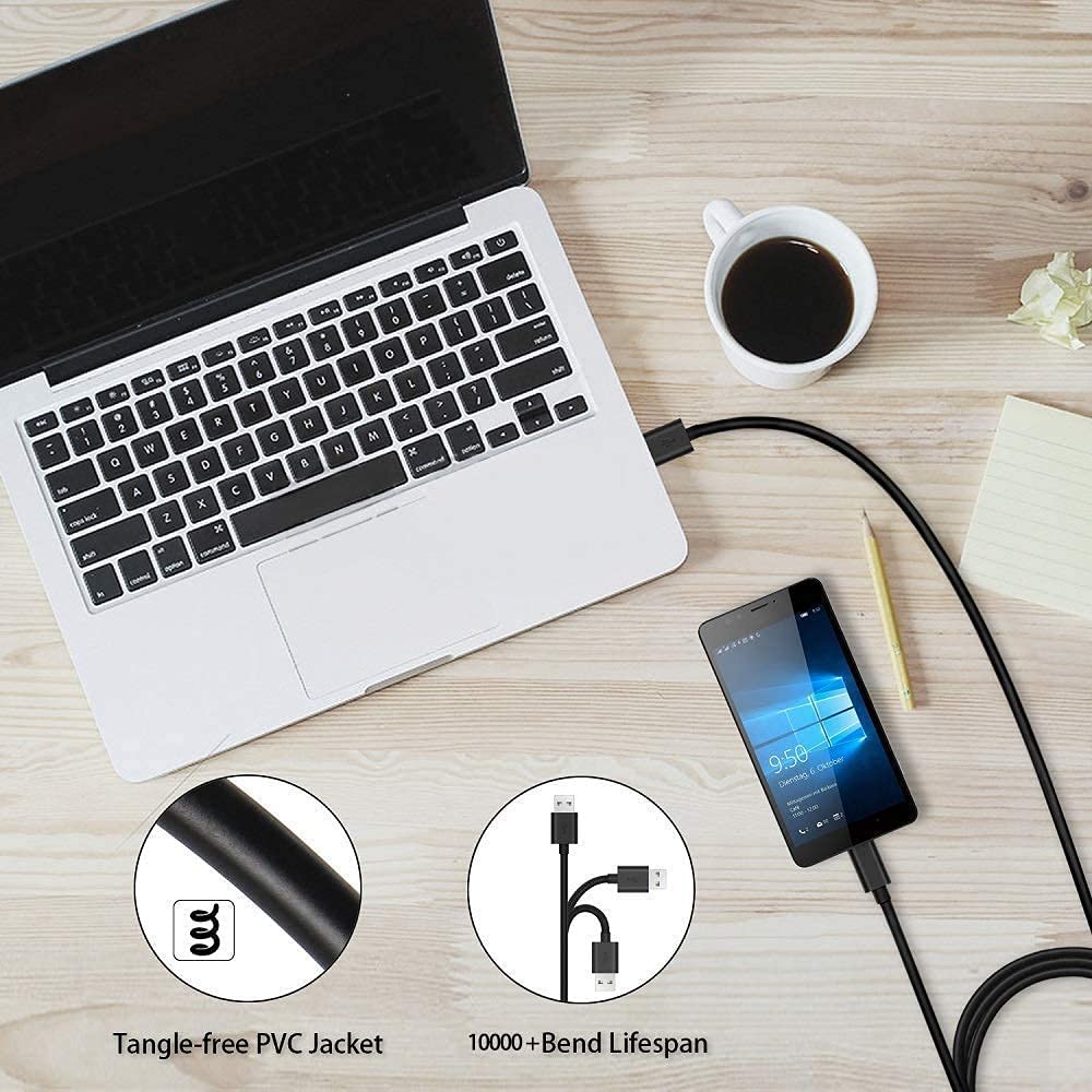 Foto 6 pulgar | Cable Micro Usb Deego Con Cargador Android Extra Largo De 3 M Y 2 M - Venta Internacional.
