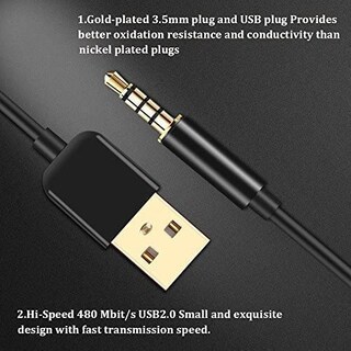 Foto 5 | Cable de Carga AGPtek de 3.5 mm para Mp3-Venta Internacional