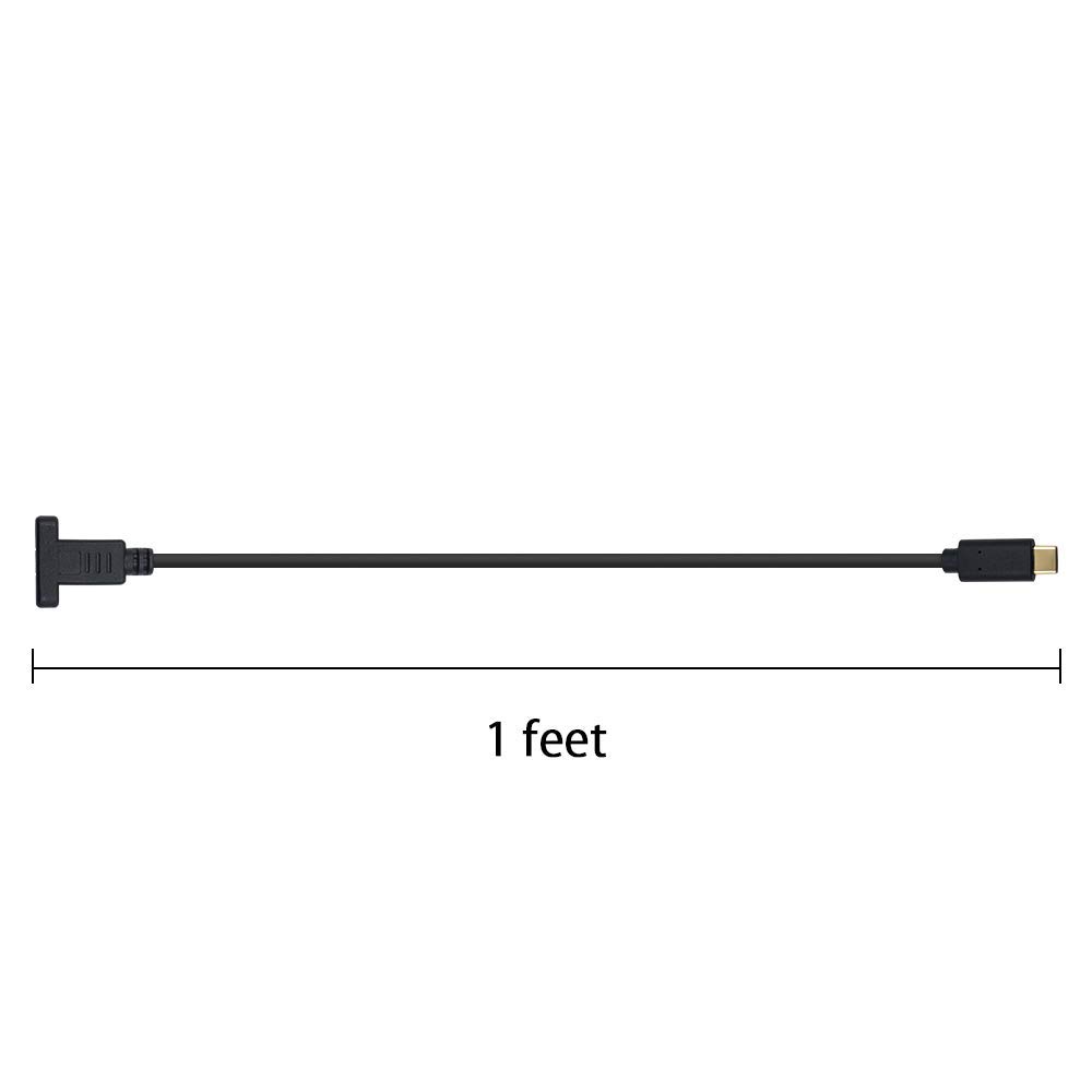 Foto 6 | Cable De Extensión Usb C Polyiccot 3.1 Tipo C 10 Gbps 60 W 30 Cm - Venta Internacional.