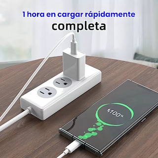 Foto 2 | 2m Cable Para Ipad Iphone 11 12 13 14 De Carga Rápida Conjunto Eo Safe Imports Esi-18609 Blanco