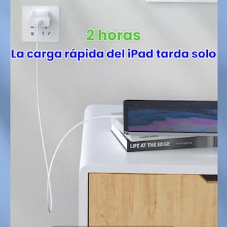 Foto 3 | 2m Cable Para Ipad Iphone 11 12 13 14 De Carga Rápida Conjunto Eo Safe Imports Esi-18609 Blanco