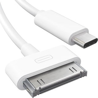 Foto 1 | Cable Adaptador De 30 Pines A Usb C Para Iphone, Ipad, Ipod De 1 M, Blanco - Venta Internacional.