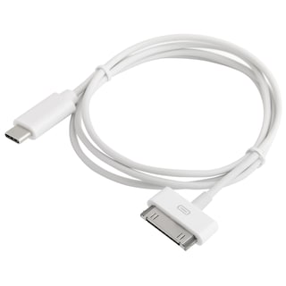 Foto 4 | Cable Adaptador De 30 Pines A Usb C Para Iphone, Ipad, Ipod De 1 M, Blanco - Venta Internacional.