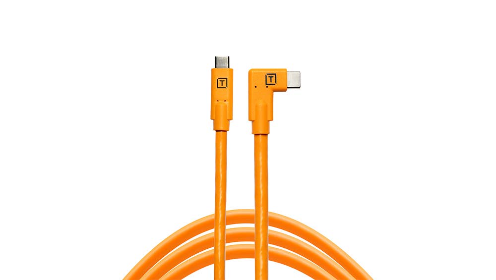 Foto 2 pulgar | Cable Tether Tools Tetherpro Usb-c A Usb-c en Ángulo Recto Anaranjado - Venta Internacional