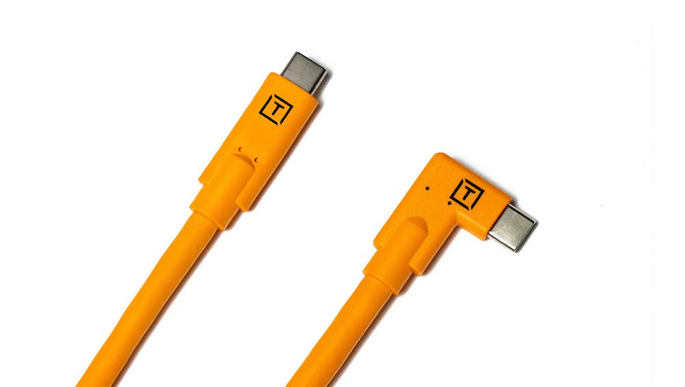 Foto 7 pulgar | Cable Tether Tools Tetherpro Usb-c A Usb-c en Ángulo Recto Anaranjado - Venta Internacional