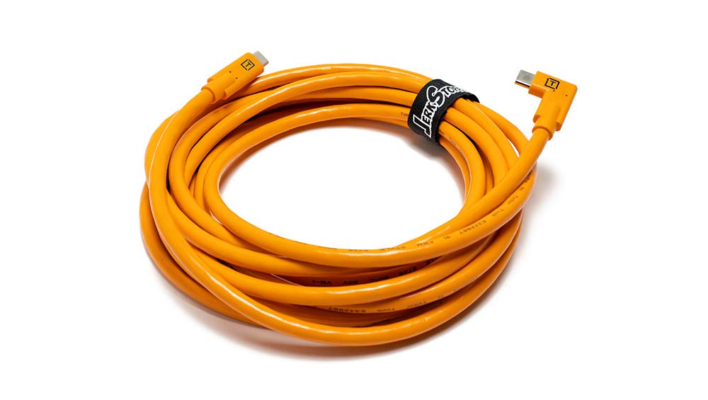 Foto 8 pulgar | Cable Tether Tools Tetherpro Usb-c A Usb-c en Ángulo Recto Anaranjado - Venta Internacional