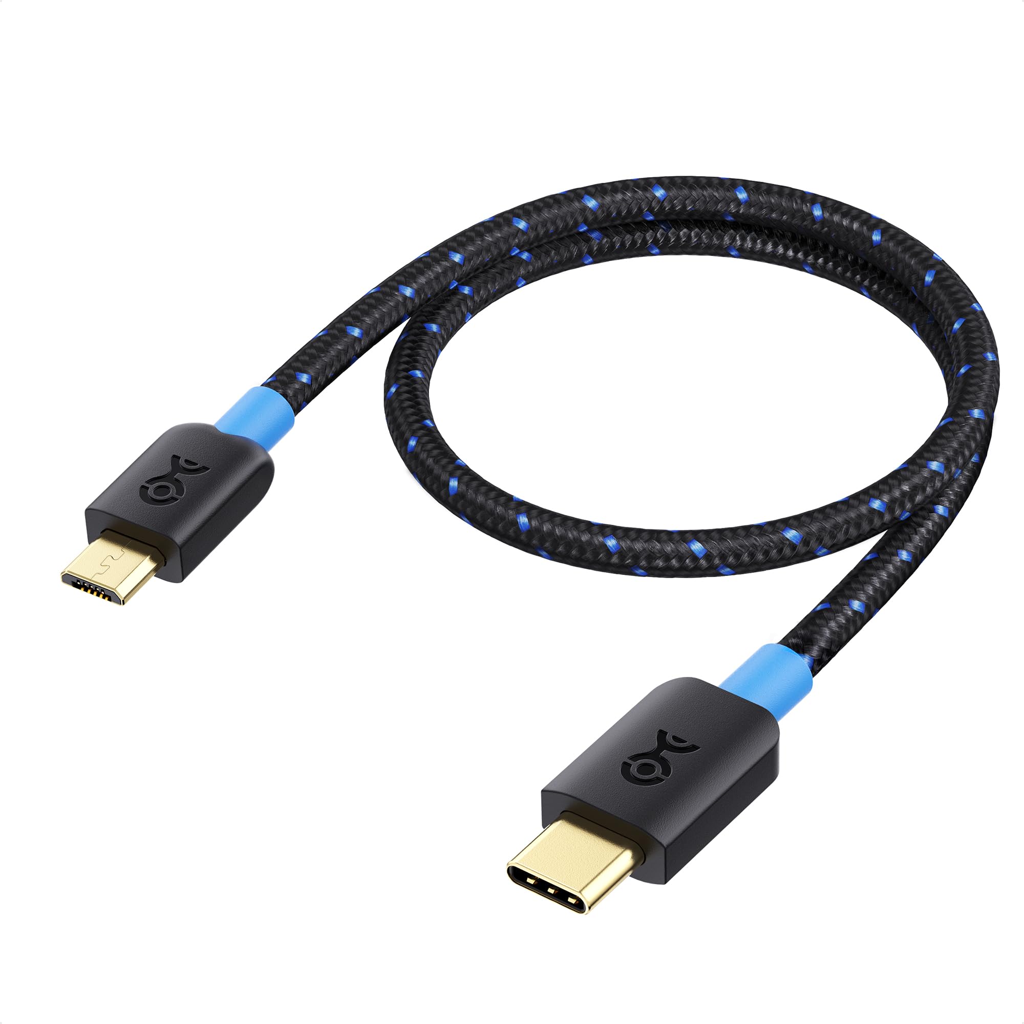 Foto 2 pulgar | Cable Usb C A Micro Usb Matters, Trenzado, 30 Cm, Negro - Venta Internacional.