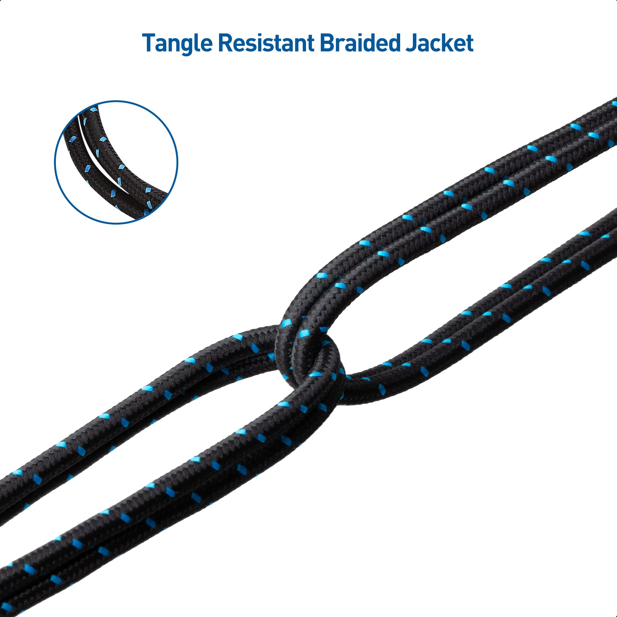 Foto 4 | Cable Usb C A Micro Usb Matters, Trenzado, 30 Cm, Negro - Venta Internacional.