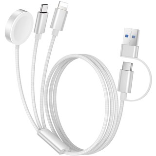 Foto 1 | Cable de Carga Temdan para Apple Watch y iPhone 16 Blanco - Venta Internacional