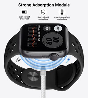 Foto 5 | Cable de Carga Temdan para Apple Watch y iPhone 16 Blanco - Venta Internacional