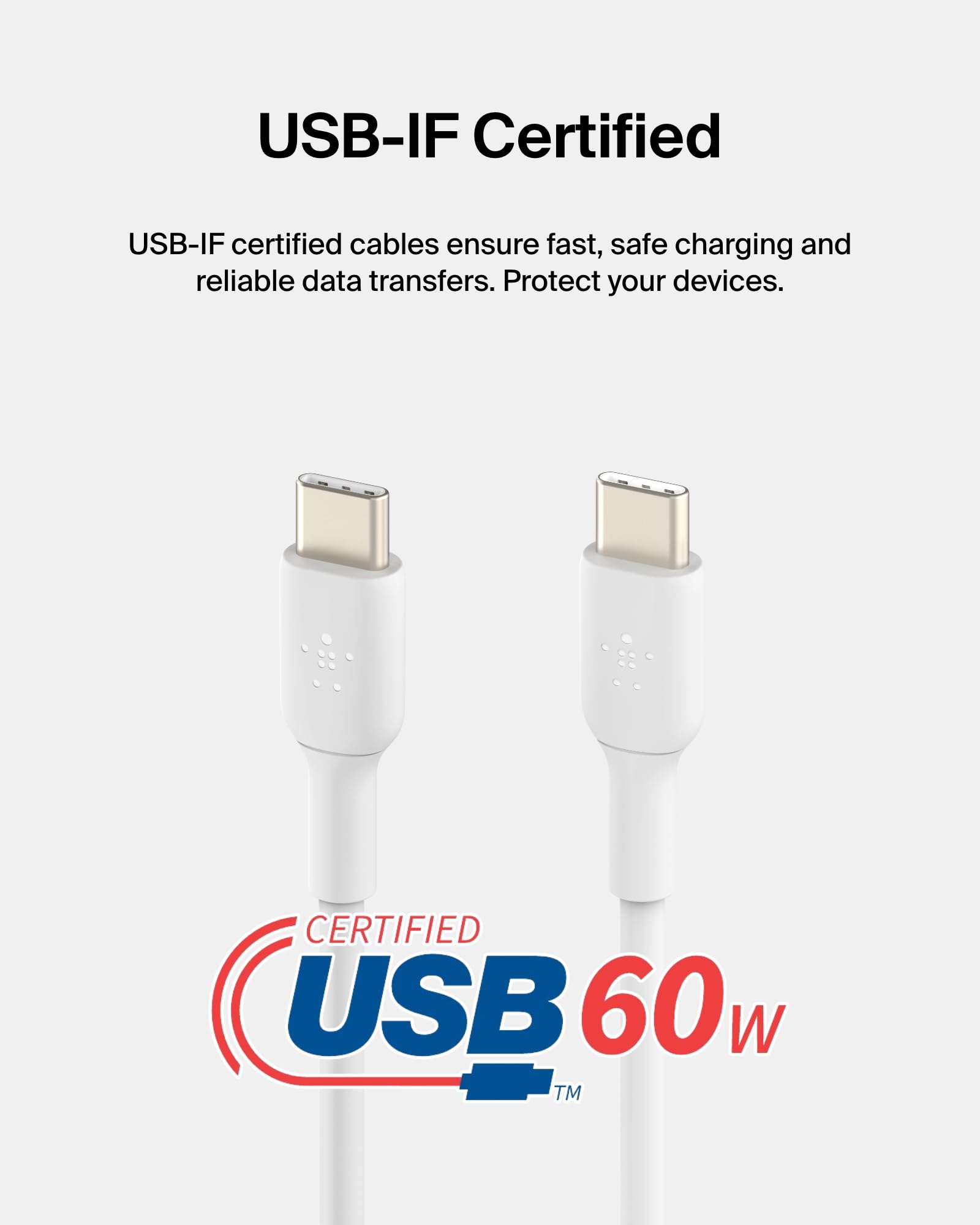 Foto 4 pulgar | Cable Usb-c A Usb-c Belkin Boostcharge De 1 M, Blanco - Venta Internacional.