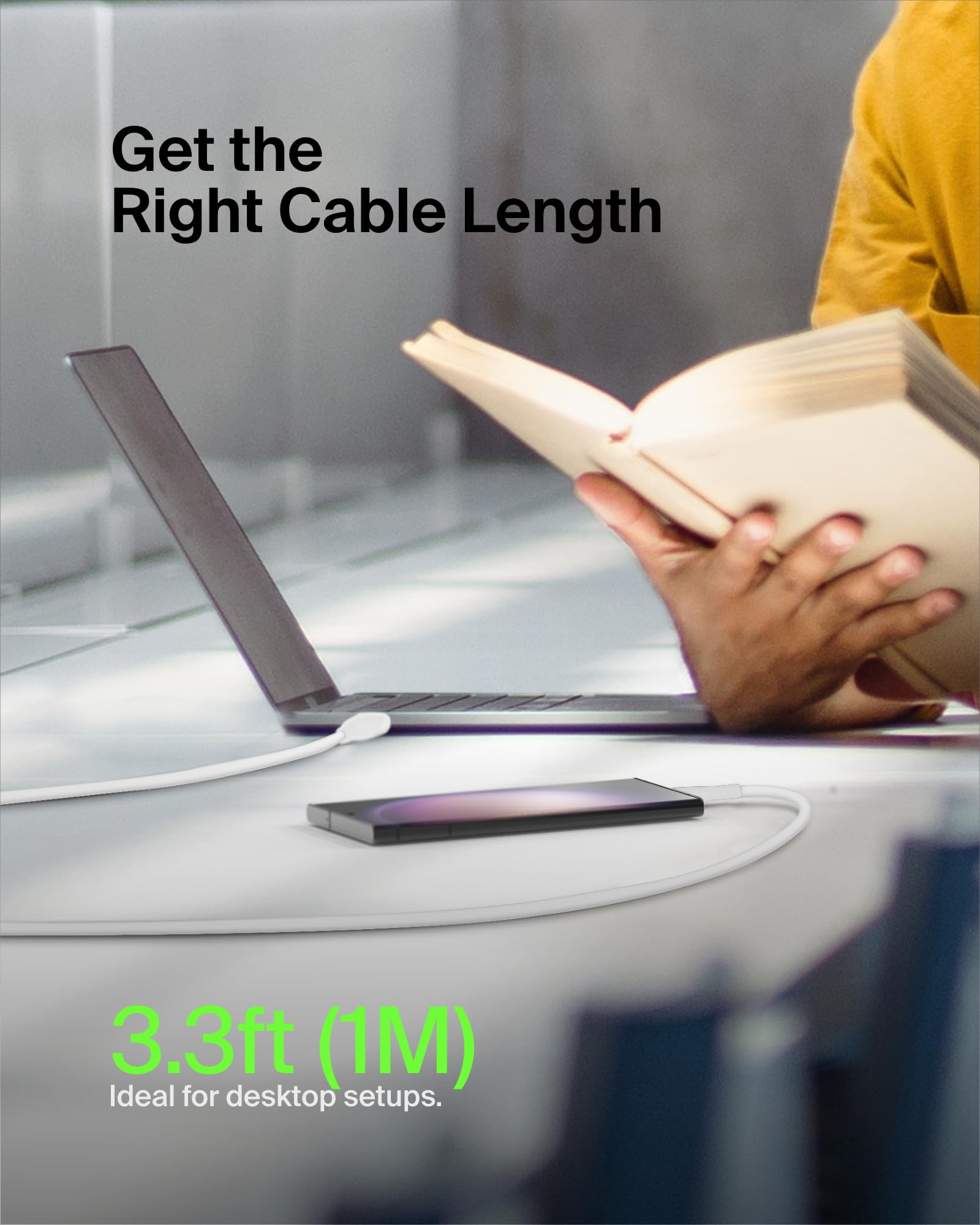 Foto 8 pulgar | Cable Usb-c A Usb-c Belkin Boostcharge De 1 M, Blanco - Venta Internacional.