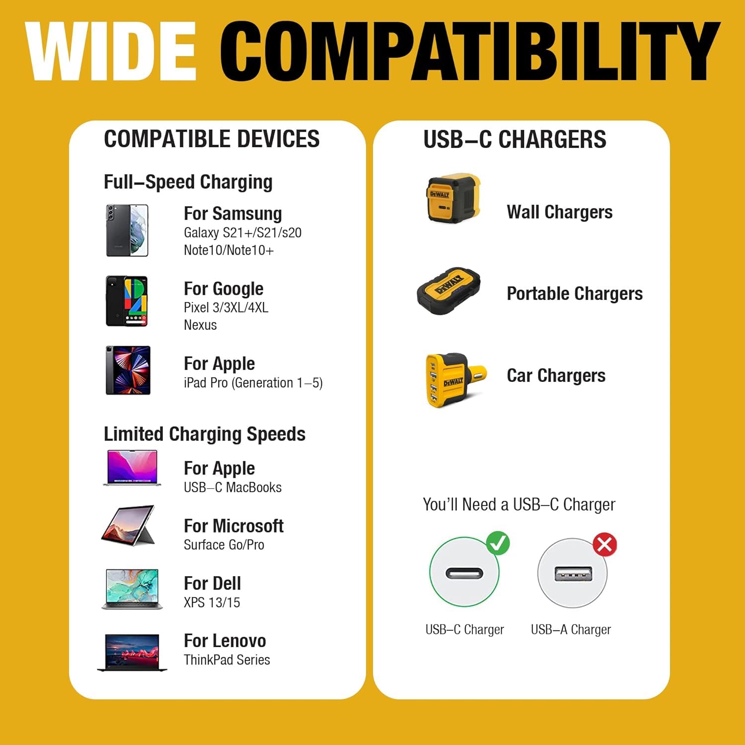 Foto 8 pulgar | Cable Lightning A Usb Dewalt, Trenzado Reforzado, 1,8 M - Venta Internacional.