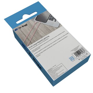 Foto 4 | Cable Trenzado De Carga Rápida Usb A A Lightning 2m Rosa D-bugg