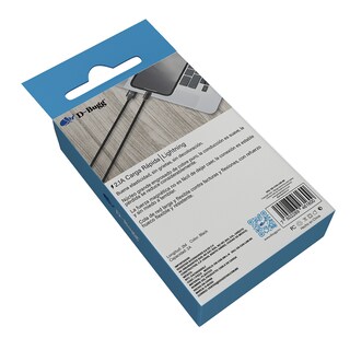 Foto 5 | Cable Trenzado De Carga Rápida Usb A A Lightning 2m Negro D-bugg