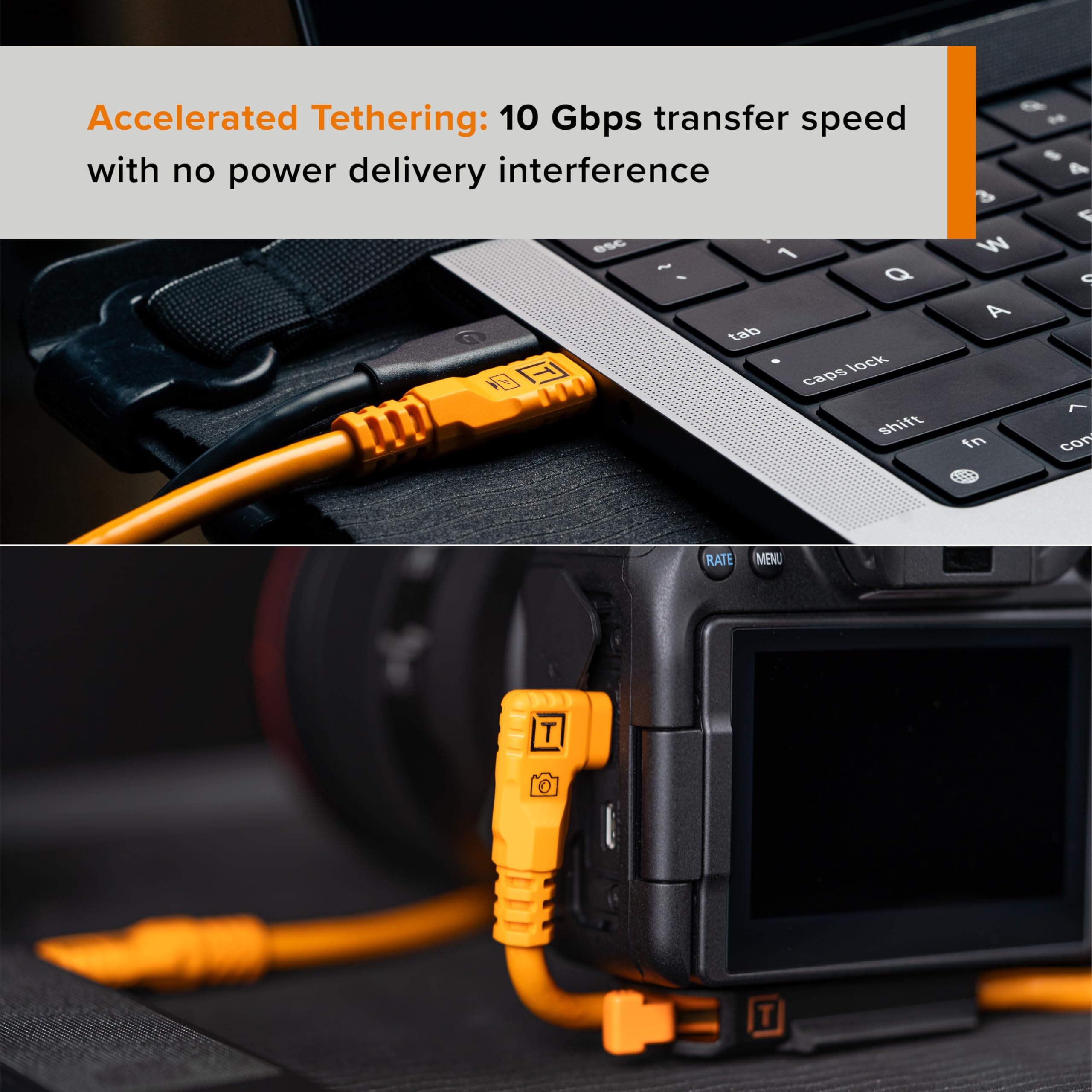 Foto 4 pulgar | Cable Tether Tools Tetherpro Optima 10g Usb 3.0 De 3 M, Naranja - Venta Internacional.