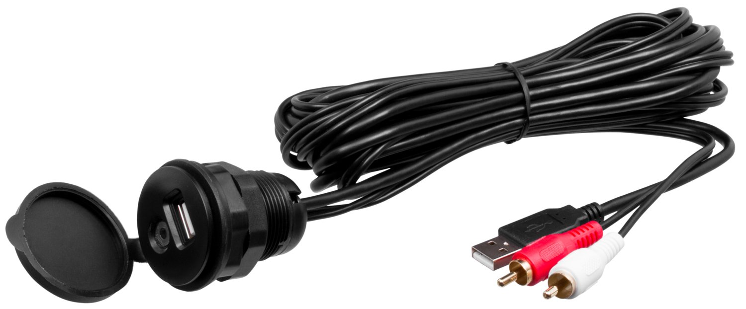 Foto 1 | Soporte De Interfaz Auxiliar Y Cable Boss Audio Musb35 - Venta Internacional.