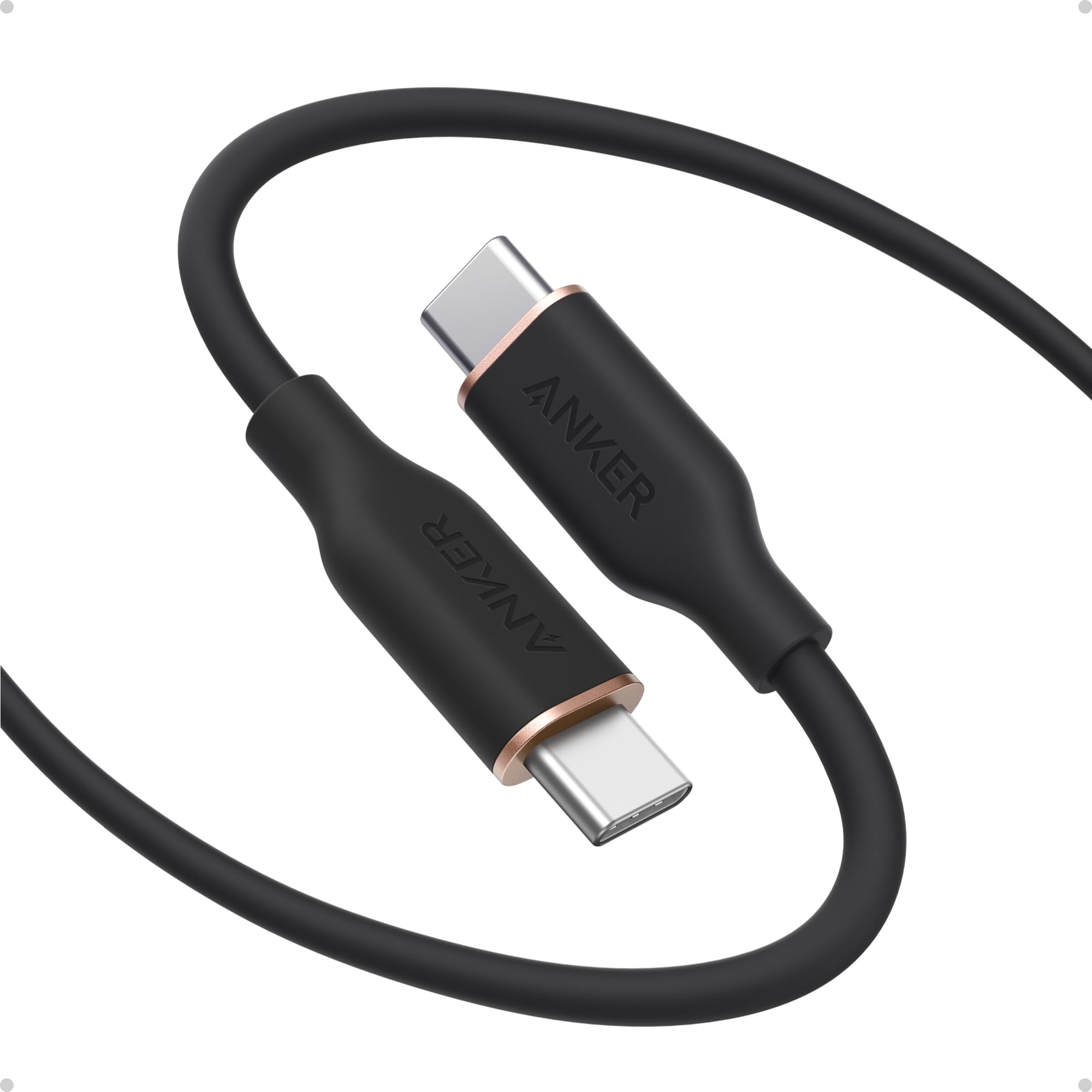 Foto 2 pulgar | Cable Usb C Anker, 240 W, Tipo C, Cable De Flujo De Carga Rápida De 3 Pies - Venta Internacional.