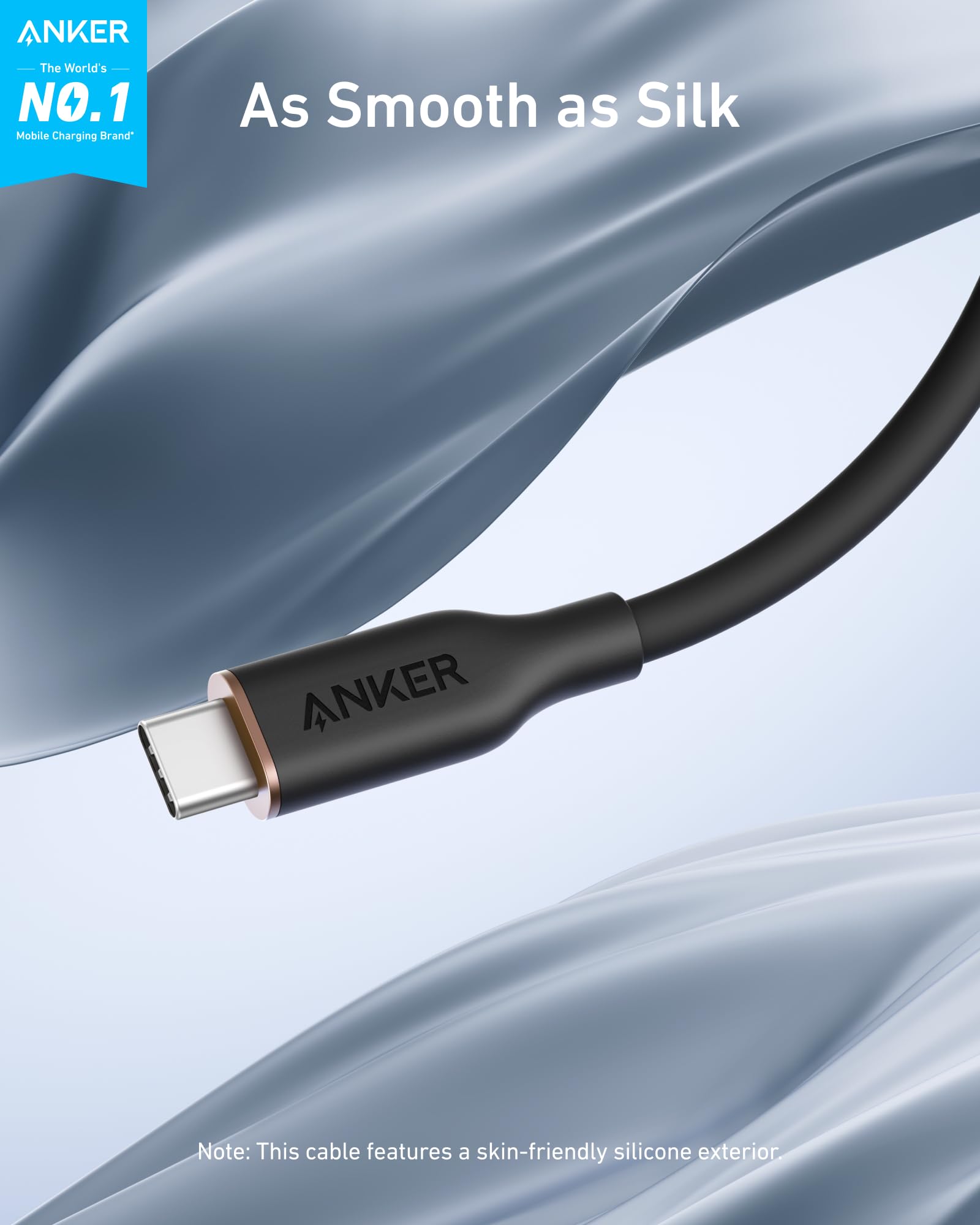 Foto 3 pulgar | Cable Usb C Anker, 240 W, Tipo C, Cable De Flujo De Carga Rápida De 3 Pies - Venta Internacional.