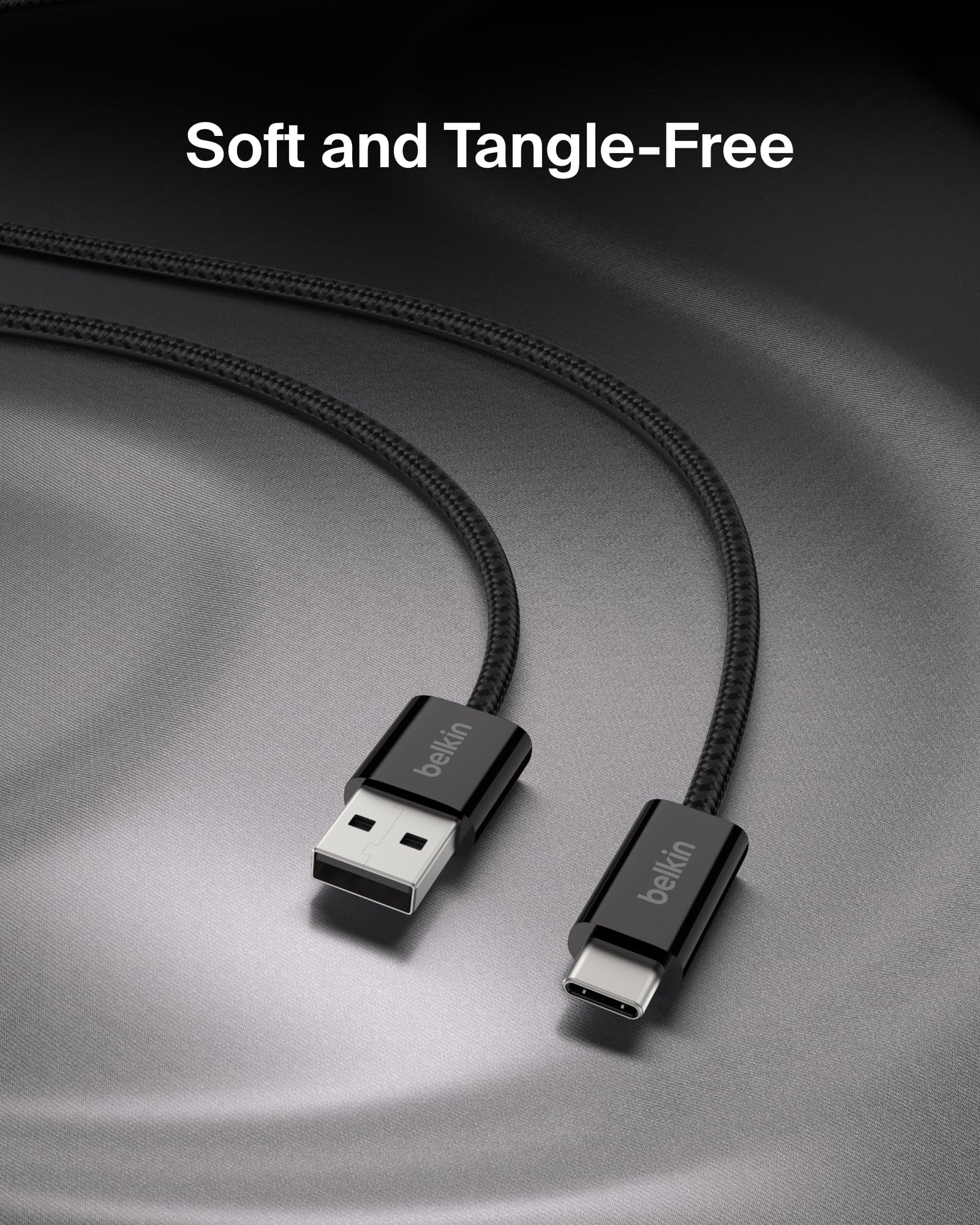 Foto 4 | Cable Usb-a A Usb-c Trenzado Belkin De 1 M Para Iphone Y Más - Venta Internacional.