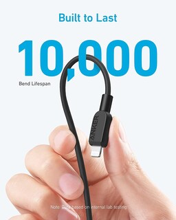 Foto 4 | Cable Usb-c a Lightning Anker 310 de 3 Pies Negro - Venta Internacional