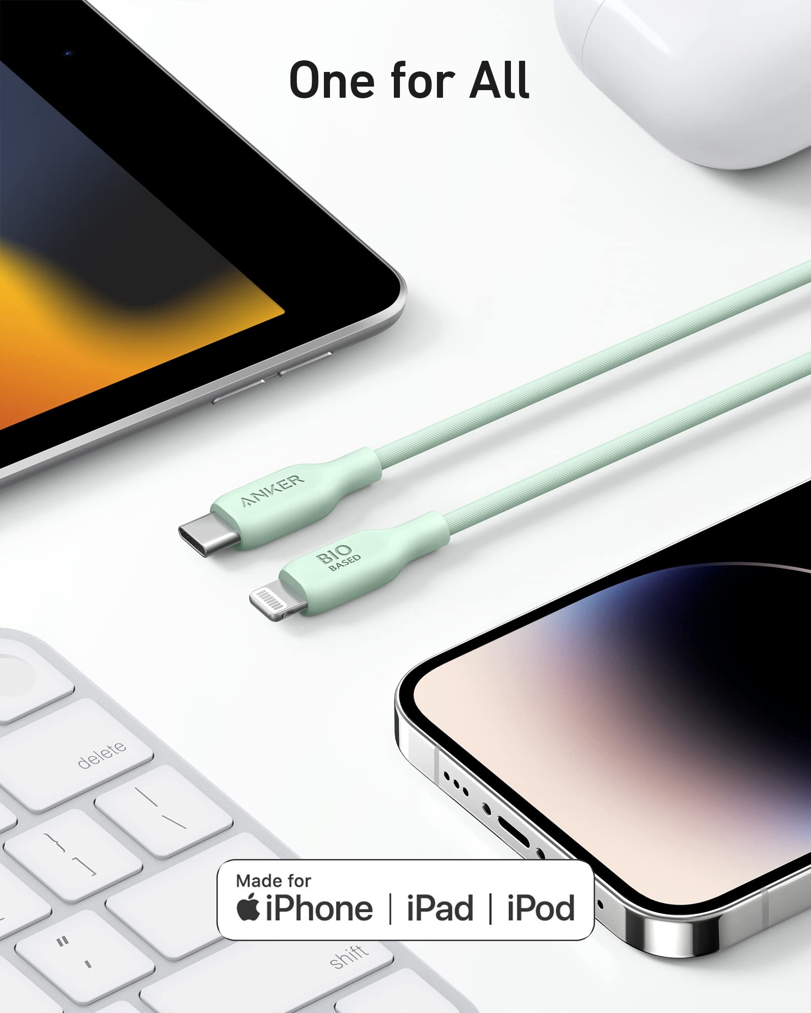Foto 5 | Cable Usb-c a Lightning Anker 541 de 1,8m - Venta Internacional