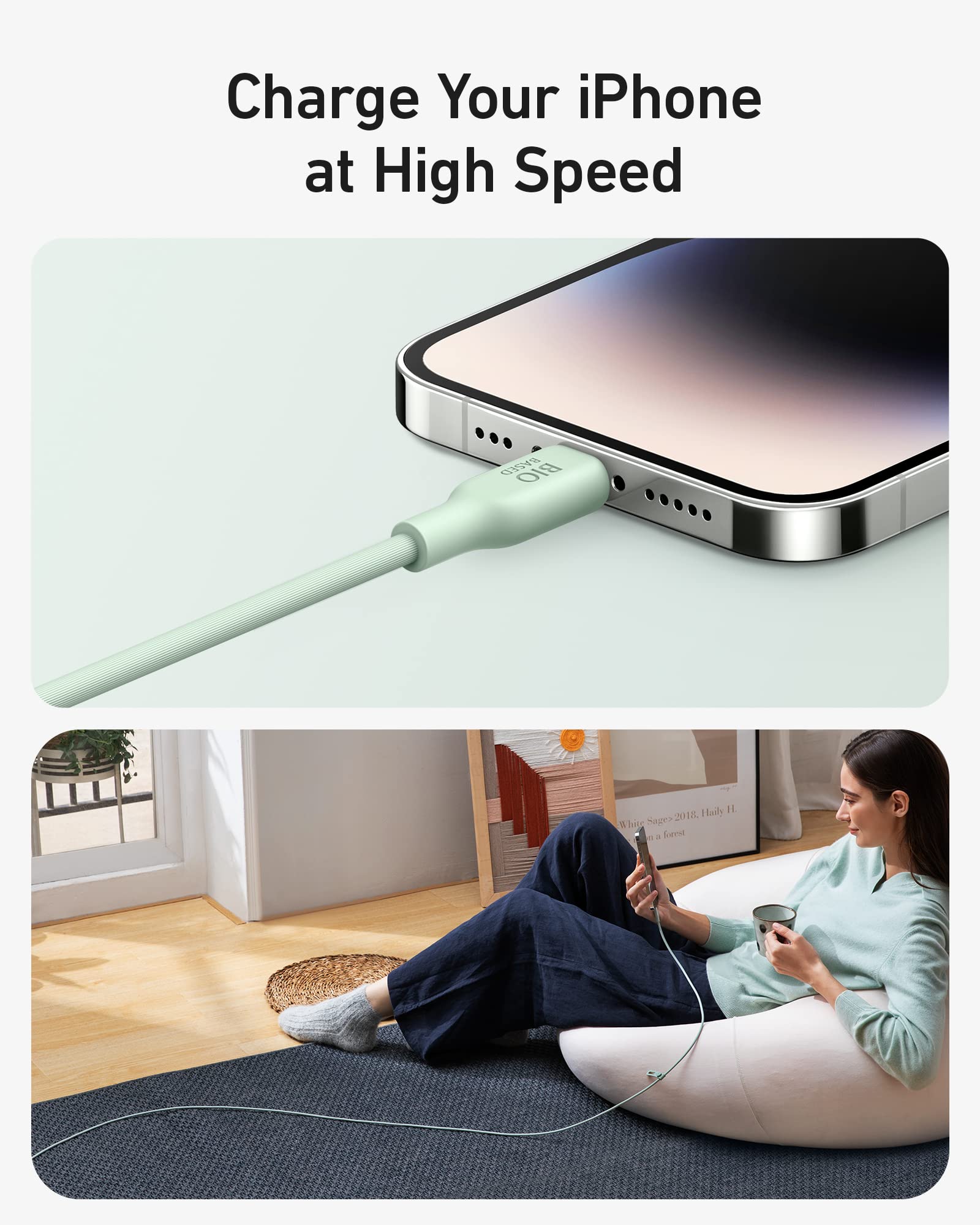 Foto 6 | Cable Usb-c a Lightning Anker 541 de 1,8m - Venta Internacional
