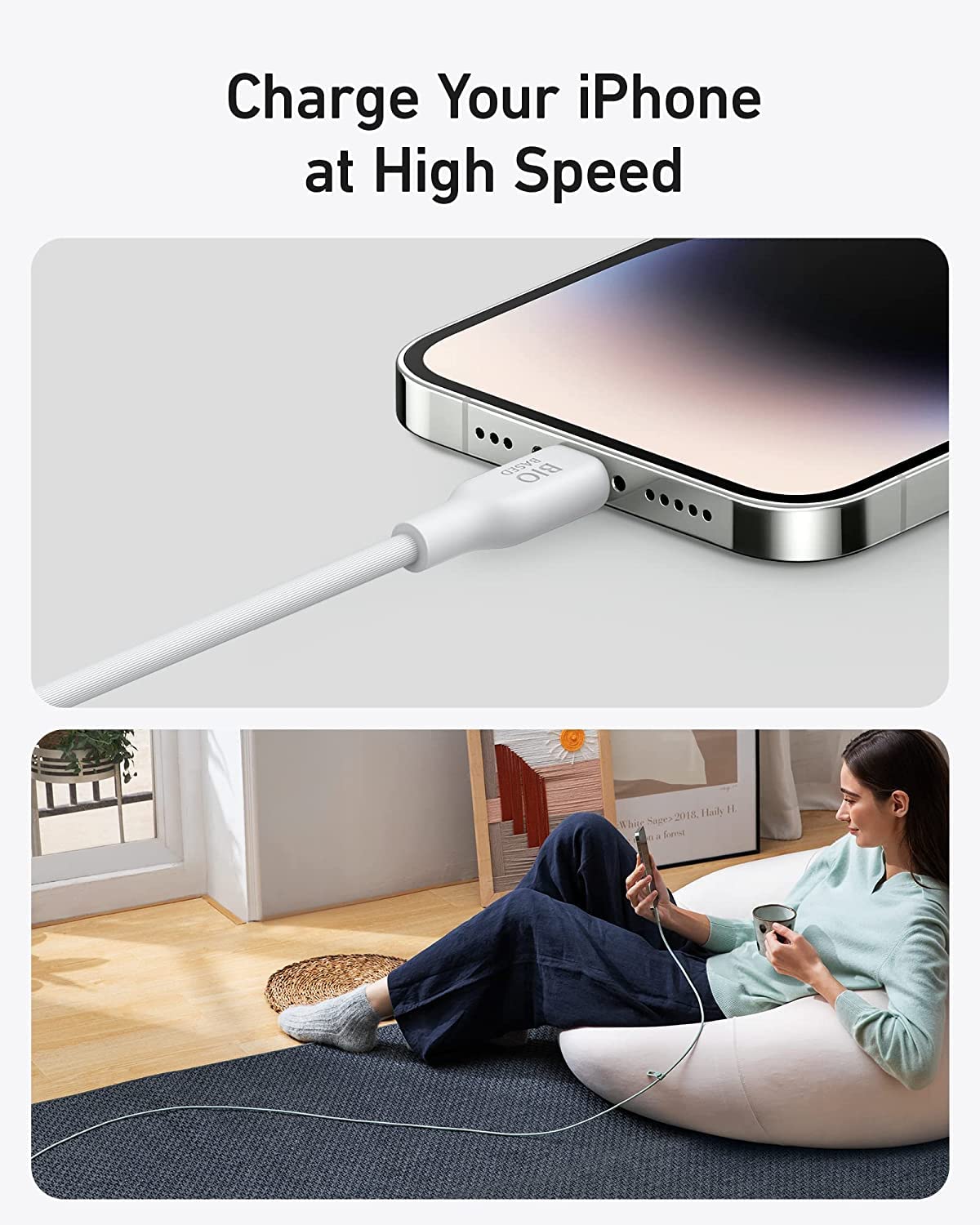 Foto 7 pulgar | Cable Usb-c a Lightning Anker 541 Aurora de 1,8 m Mfi - Venta Internacional