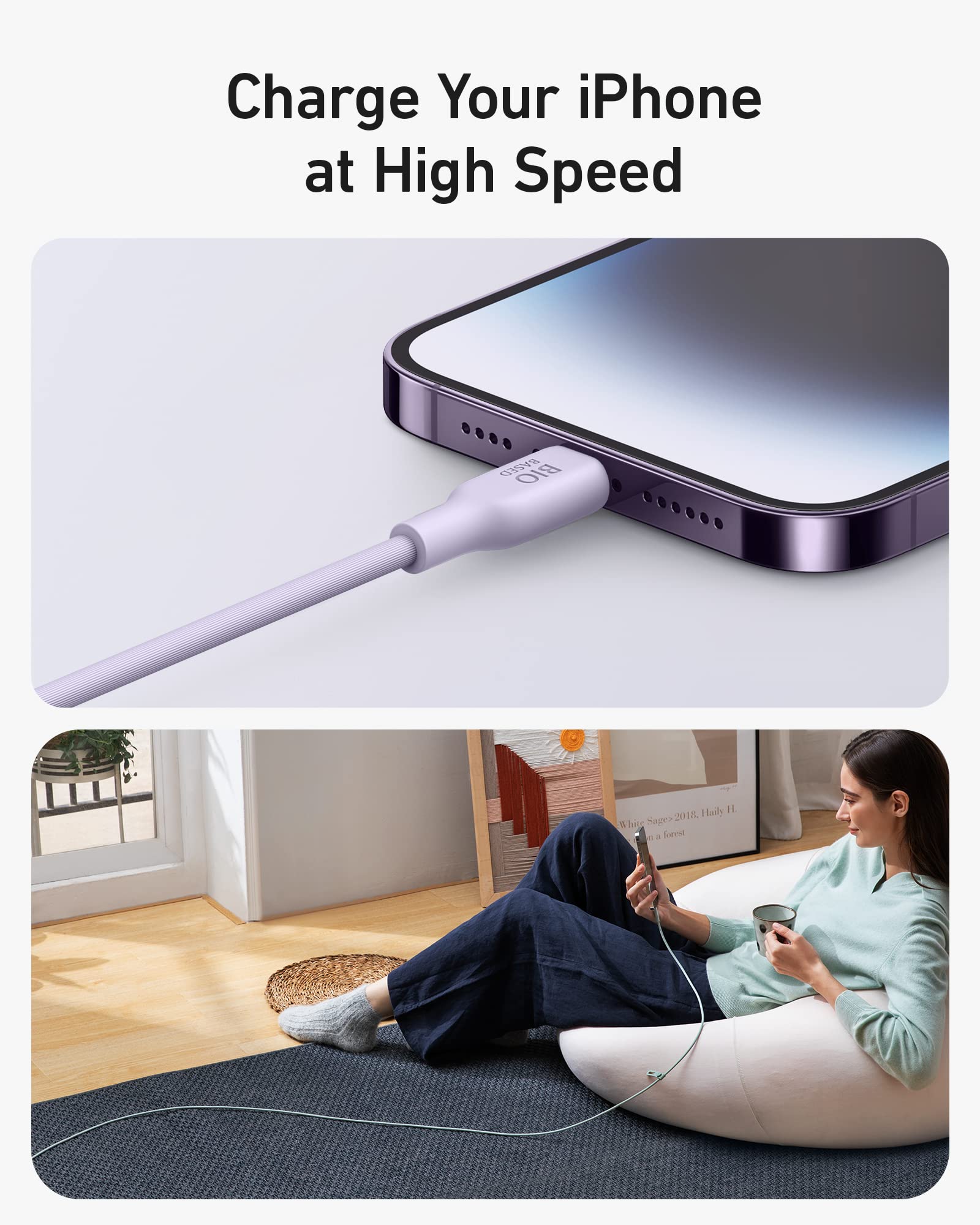 Foto 7 pulgar | Cable Usb-c a Lightning Anker 541 Mfi de 1,8m - Venta Internacional