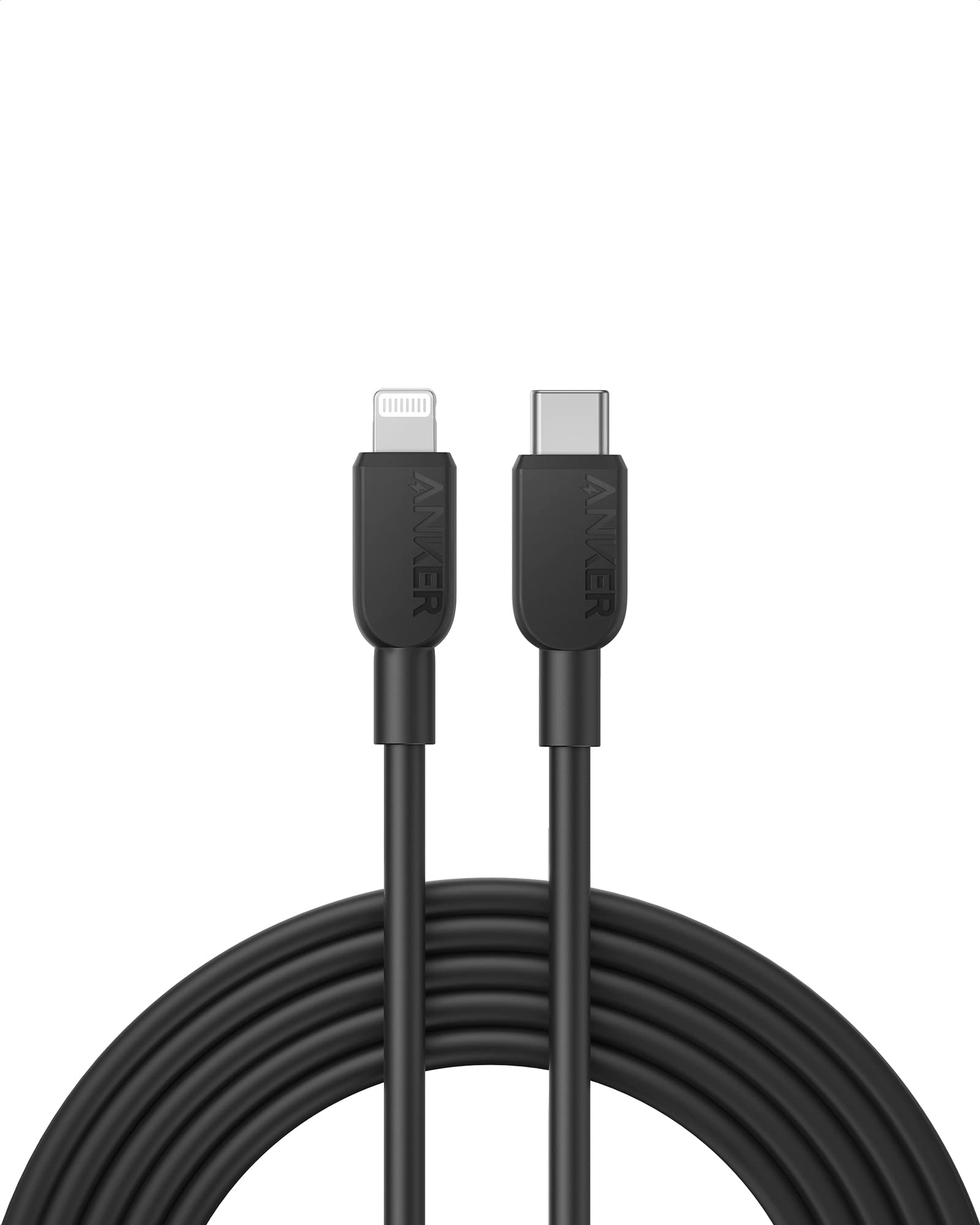 Foto 2 pulgar | Cable Usb-c a Lightning Anker 310 de 10 Pies Negro - Venta Internacional