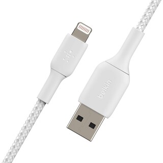 Foto 2 | Cable Lightning Belkin Boostcharge De 1 M Con Certificación Mfi, Color Blanco - Venta Internacional.