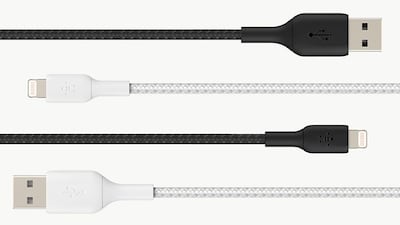 Foto 4 | Cable Lightning Belkin Boostcharge De 1 M Con Certificación Mfi, Color Blanco - Venta Internacional.