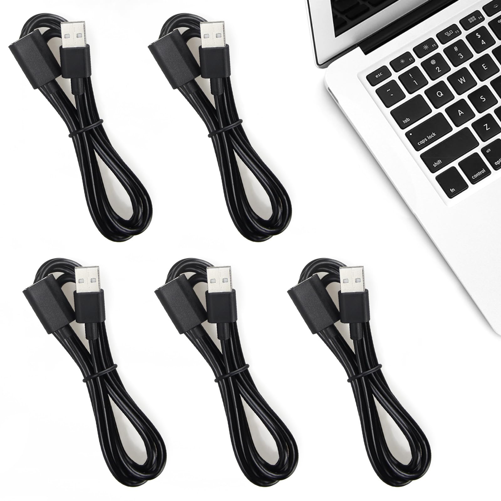 Foto 6 pulgar | Cable De Extensión Usb Smays Usb-a 2.0 De 1,5 M, Paquete De 5 Unidades, Macho A Hembra - Venta Internacional.