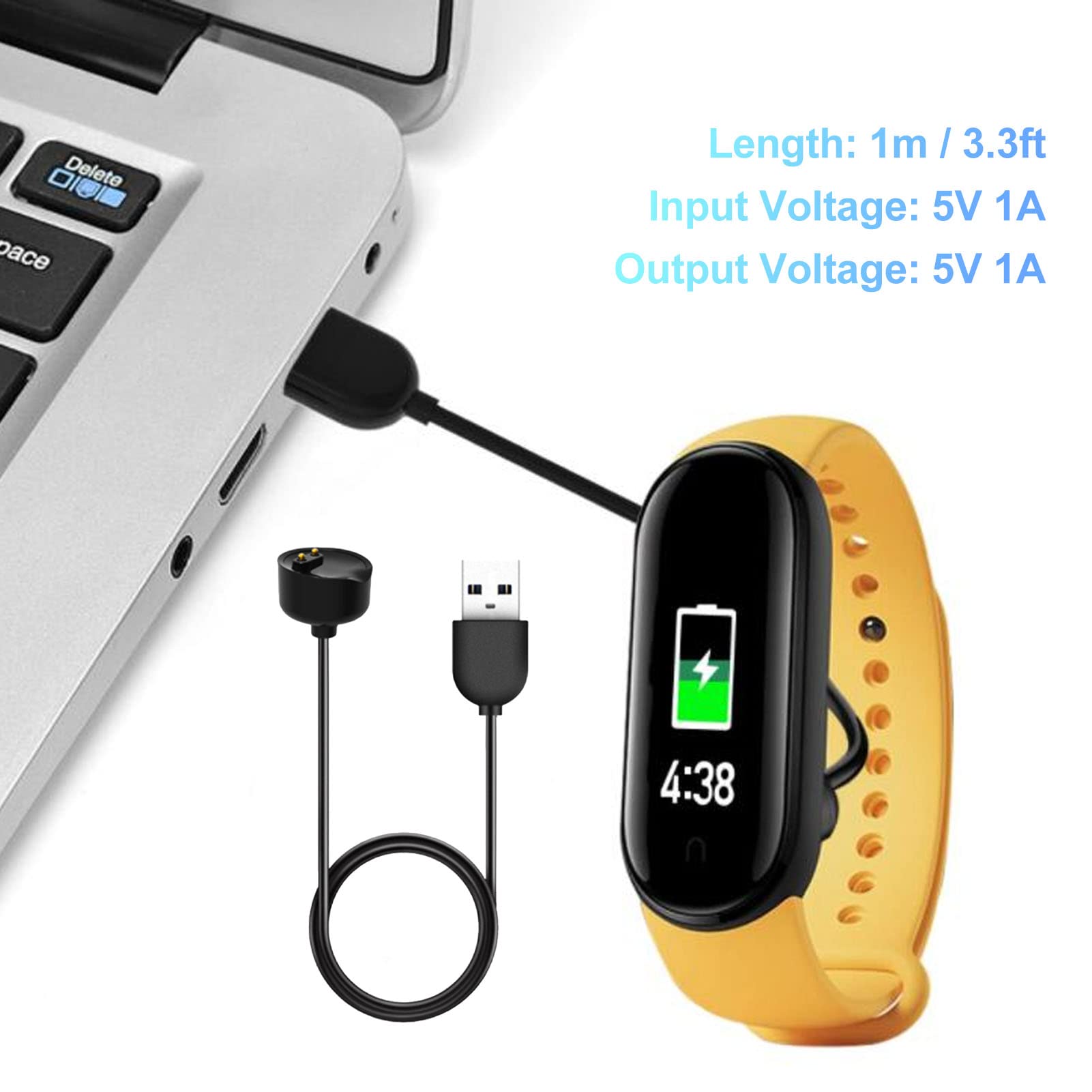 Foto 7 | Cable De Carga Para Xiaomi Mi Band Serounder Magnetic Usb De 1 M - Venta Internacional.