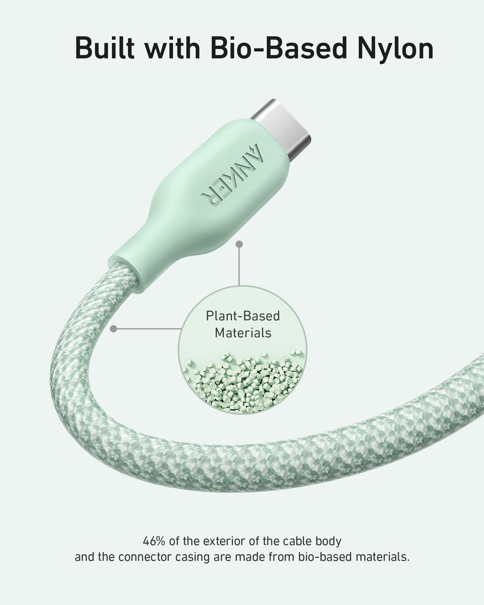 Foto 3 pulgar | Cable Usb-c A Lightning Anker 541 Biobraded De 1,8 M Para Iphone - Venta Internacional.