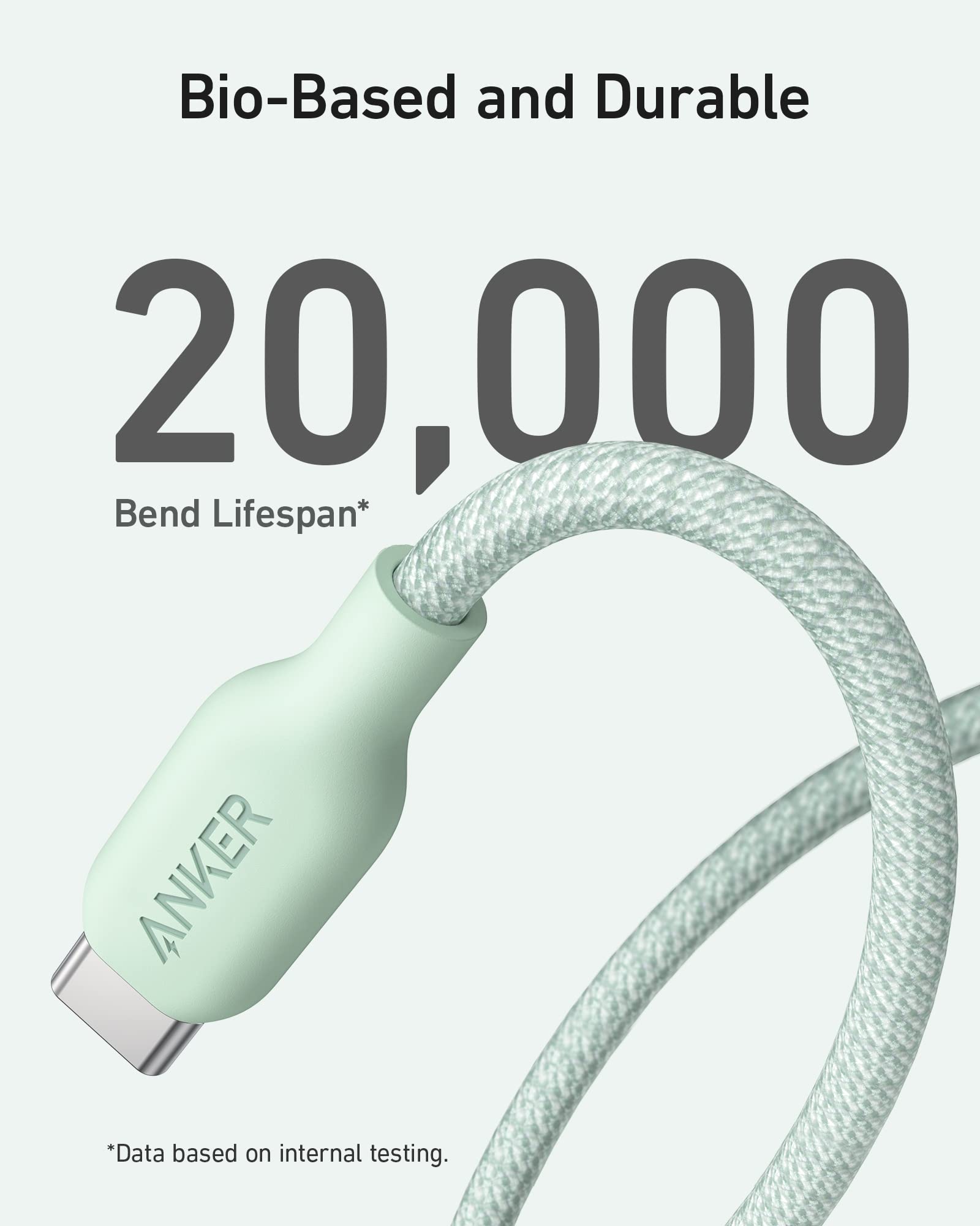Foto 6 pulgar | Cable Usb-c A Lightning Anker 541 Biobraded De 1,8 M Para Iphone - Venta Internacional.