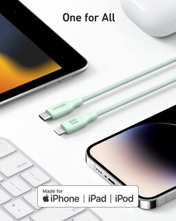 Foto 6 | Cable Usb-c A Lightning Anker 541 Biobraded De 1,8 M Para Iphone - Venta Internacional.