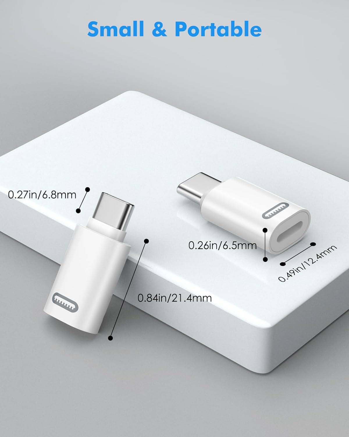 Foto 4 pulgar | Adaptador Esbeecables Lightning A Usb C Para Iphone 16, Paquete De 2 - Venta Internacional.